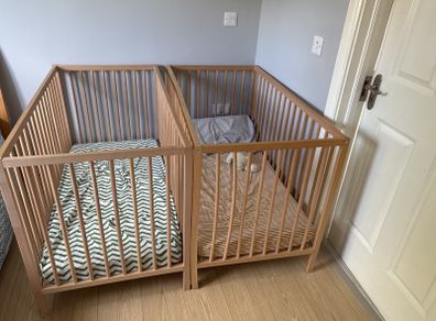 3 ikea cots