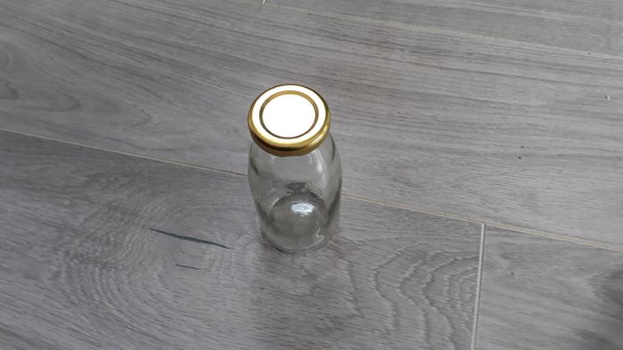 Glass jars retro milk bottles storage new