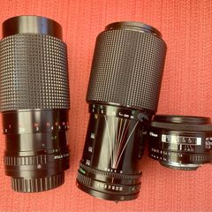 Nikon Canon and Konica lens working