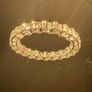 Round crystal chandelier 500mm 3 colour change Brand new Image 4