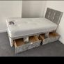 Brand New Stylish Single Divan Beds.. Multiple Options Of Headboards. Tufted Memory Foam Mattresses Available. Drawers Storage Available Image 7