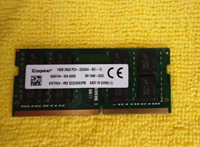 Kingston Kwthg4-mie 16gb Pc4-3200 Sodimm Memory Ram (x1)