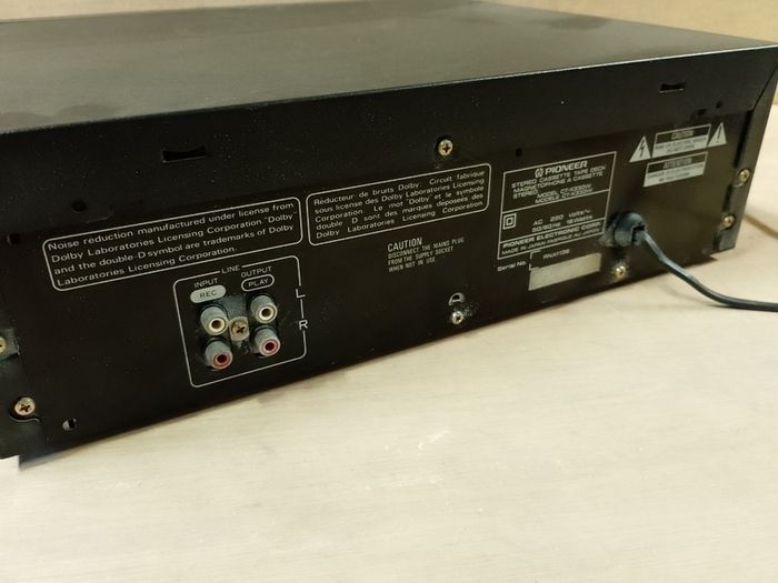 Pioneer CT-X330W double cassette player