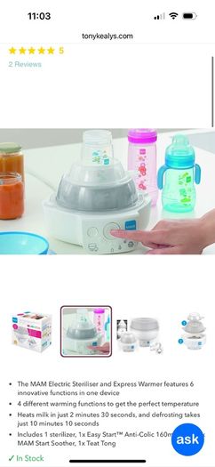 MAM 6-in-1 Steriliser