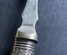 Antique 1907 Sheffield Sterling Silver & Bone-Style Dessert Forks (Set of 6)
