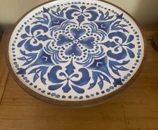 Beautiful Wooden Cake Stand (New)