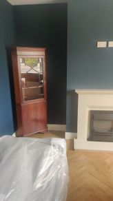 Vintage mahogany solid wood cabinet