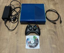 Rare Xbox 360 E Console 500Gb Call of Duty Special Edition Blue + 15 Games