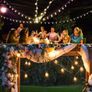 Outdoor Festoon Lights Mains Powered, 25FT Garden String Lights with 13Pcs G40 1W Plastic Bulbs IP45 Waterproof for Outside Patio Backyard Party Dimmable dimmer not Include Image 4