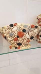 Sylvac "Pebble Range" Hand-Painted Bowl.1950s.
