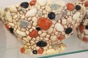 Sylvac "Pebble Range" Hand-Painted Bowl.1950s.