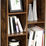 _Bookcase, standing shelf, with 5 compartments, for living room, study, children's room, office, as a room divider, 50 x 24 x 80 cm, vintage brown Image 5