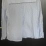 ladies top white and blue top size 10 -12 long sleeved Image 2