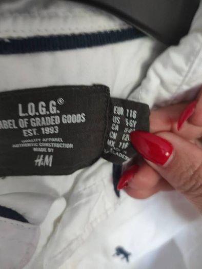 H &m  shirt 5/6 years old .worn once