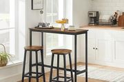Bar Table Set, Bar Table with 2 Bar Stools