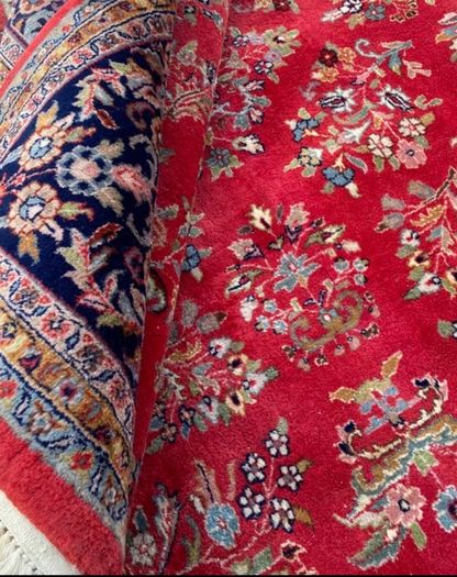 Really fabulous Hand Knotted Wool Sarough Rug 345 cm x 250 cm