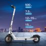 iScooter i8 Foldable Electric Scooter with Light Up Deck Image 6