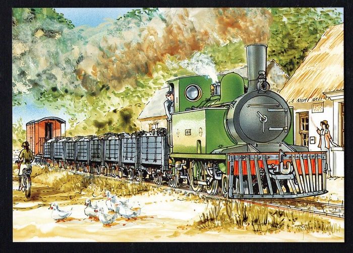 1995 Ireland Transport: Narrow Gauge Railways Commemorative Stamps Maximum Cards Mint