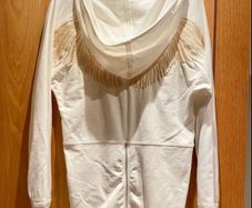 As New Firetrap White and gold hoodie