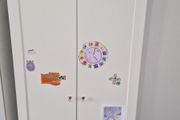 White Two-Door Wardrobe