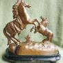 Antique Sculpture Horses Image 6