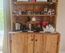 Pallet wood cabinet