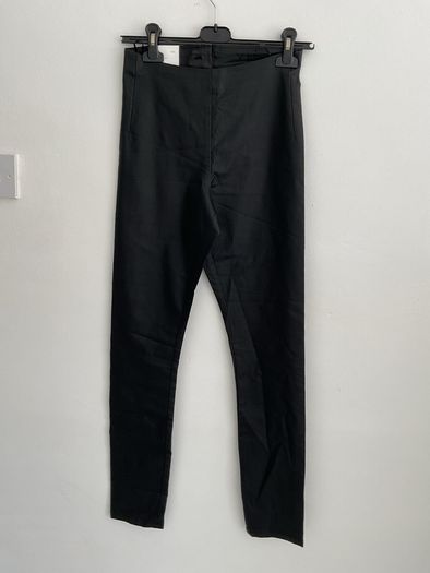 jeans Bnwt size 10 medium black coated high rise skinny jeans