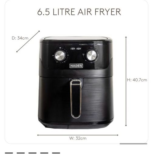 Haden 6.5L Air Fryer - Brand New