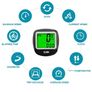 Lorenlli Bike Computer Speedometer Wired Waterproof Bicycle Odometer Cycle Computer Multi-Function LCD Back-Light Display Image 3