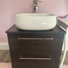 bathroom sink and unit
