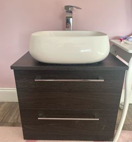 bathroom sink and unit