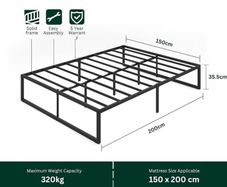 King size bed frame