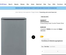 Indesit Undercounter Freezer