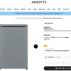 Indesit Undercounter Freezer