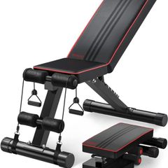 Adjustable Weight Bench - Utility Weight Benches for Full Body Workout, Foldable Incline/Decline Bench Press for Home Gym (FREE POSTAGE)