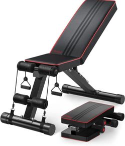 Adjustable Weight Bench - Utility Weight Benches for Full Body Workout, Foldable Incline/Decline Bench Press for Home Gym (FREE POSTAGE)