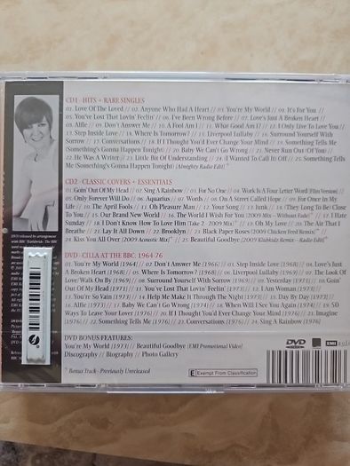 Cilla Black 2CD+DVD Boxset  - Definitive Collection (NEW)