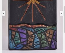 Heartworks Handmade Slate Clock