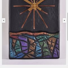 Heartworks Handmade Slate Clock