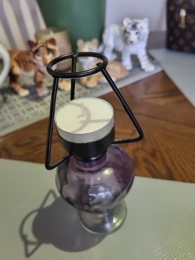 Tealight mosaic glass