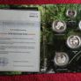 314 Euro issue price - 5 X Silver Tropical Zone coin medal set with Germany 5 euro 2018 Image 7