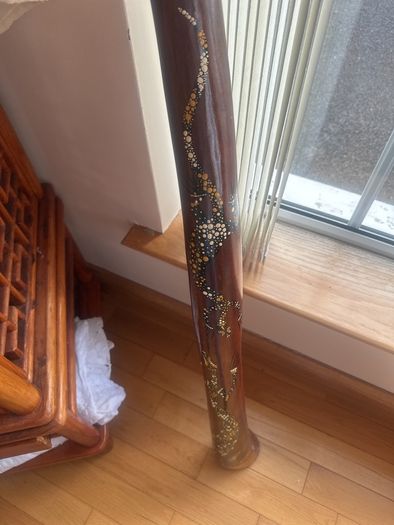 Hardwood Didgeridoo | Hand-Painted Goanna Artwork | Excellent Condition