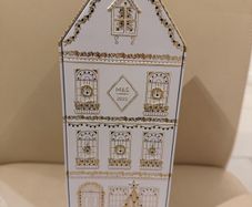 M&S Shortbread Light Up House (empty)