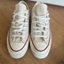 Cream Converse Size 5 Image 5