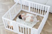 Baby Playpen Children Activity Center Safety Playground for Indoor and Outdoor White 4+3+1