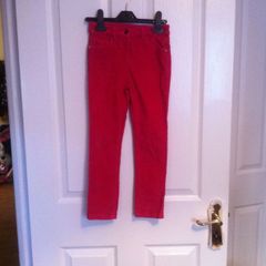 Pink Skinny Cord Jeans