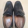 Mens Clarks Huckley Roll Black Leather Shoes Size Uk 8 Eu 42 Brand New Image 9