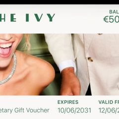 The Ivy, Dublin - Voucher