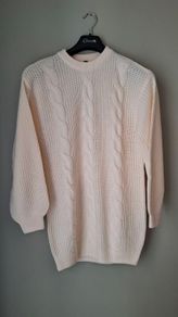 H&M Divided Cable Knit Jumper Dress