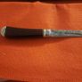 black handle single blade penknife Image 2